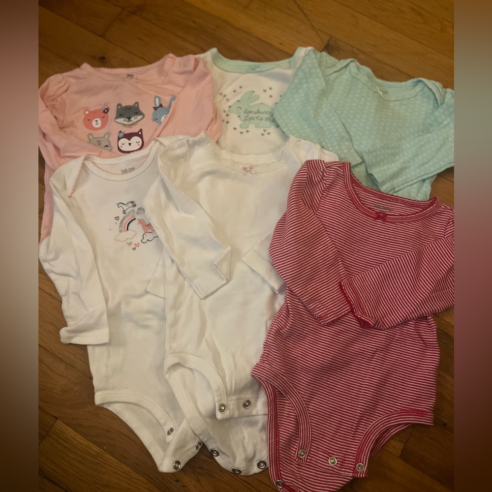 Carter's Multicolor Baby Bodysuits Set